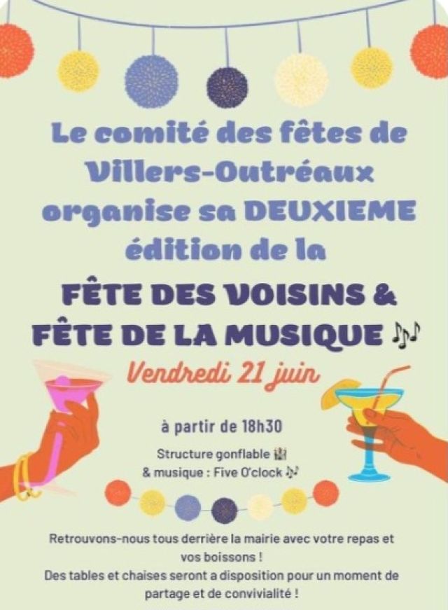 Fête des voisins et de la musique